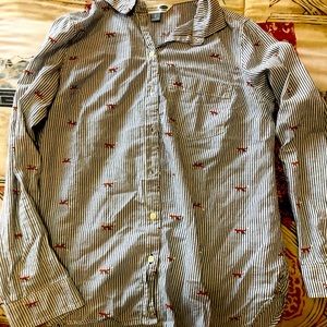 Old Navy Classic Shirt (Fox Print)